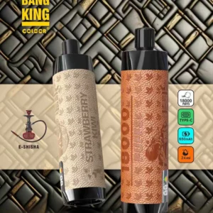 Bang King Crown Bar 18000 Puffs 0% 2% 3% 5% Low Nicotine Rechargeable Disposable Vapes Pen Bulk Buy Wholesale